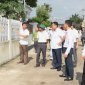  Đoàn công tác xã Nga Yên huyện Nga Sơn, tham quan, trao đổi kinh nghiệm thực hiện tiêu chí nổi trội trong xây dựng thôn Nông thôn mới kiểu mẫu, xã nông thôn mới nâng cao tại xã Đông Quang