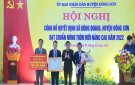 Hội nghị Công bố xã Đông Quang đạt chuẩn nông thôn mới nâng cao.