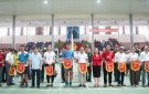 Khai mạc Giải bóng chuyền nam kỷ niệm 75 năm ngày truyền thống lực lượng vũ trang huyện Đông Sơn.