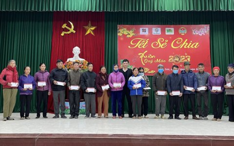 Hội Nông dân huyện tổ chức chương trình “Tết sẻ chia” Xuân Quý Mão 2023 .